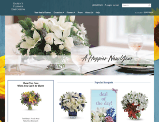 karensfloweremporium.com screenshot