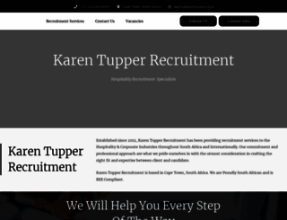karentupperrecruitment.co.za screenshot