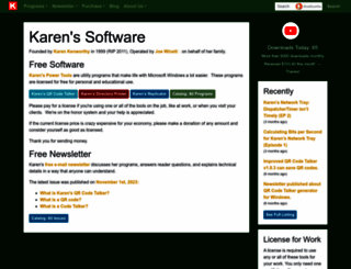 karenware.com screenshot