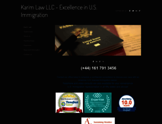 karimlaw.com screenshot
