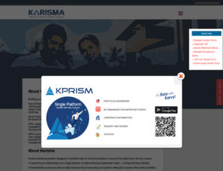 karisma.karvy.com screenshot