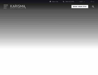 karismahotels.com screenshot