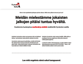 karkelonsukka.fi screenshot