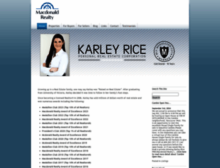 karleyrice.com screenshot