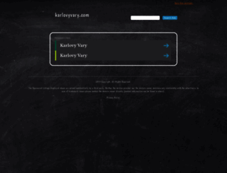karlovyvary.com screenshot