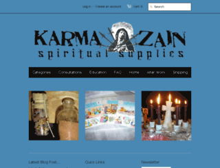 karma-zain-spiritual-supplies.myshopify.com screenshot