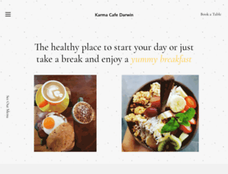 karmacafedarwin.com screenshot