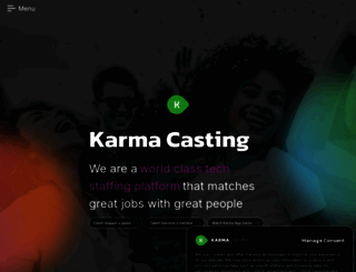 karmacasting.com screenshot