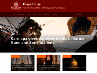 karmapa.org screenshot