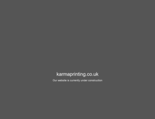 karmaprinting.co.uk screenshot