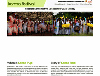 karmapuja.org screenshot