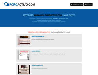 karmarol.foroactivo.com screenshot