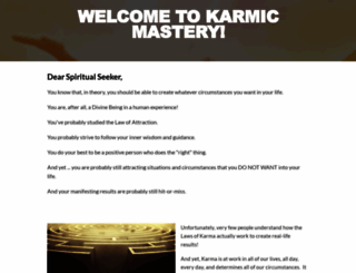 karmicmastery.com screenshot