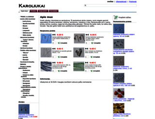 karoliukai.eu screenshot