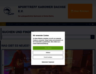 karower-dachse.de screenshot