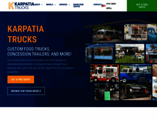 karpatiatrucks.com screenshot
