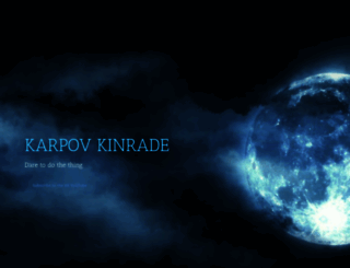 karpovkinrade.com screenshot