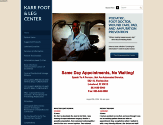 karrfootkare.com screenshot