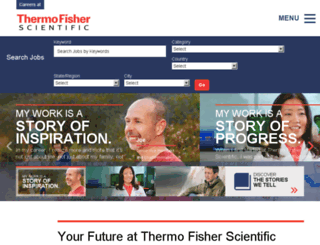 karriere-thermofisher.com screenshot
