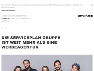 karriereportal.serviceplan.com screenshot