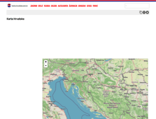 karta-hrvatske.com.hr screenshot