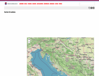 karta-hrvatske.com.hr screenshot