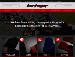 kartweardirect.co.uk screenshot