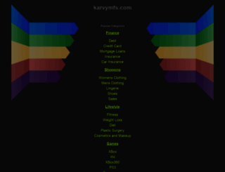 karvymfs.com screenshot
