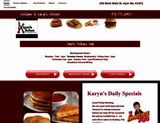 karynskitchenayer.com screenshot
