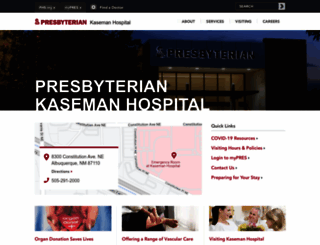 kaseman-hospital.phs.org screenshot