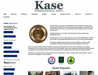 kaseprinting.com screenshot
