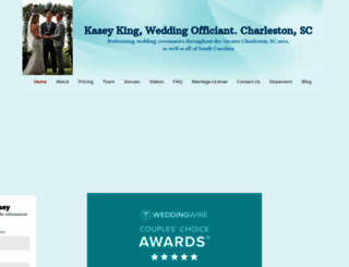 kaseykingweddingofficiant.com screenshot