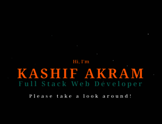 kashifakram.com screenshot