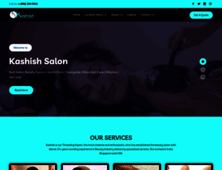 kashishsalon.com screenshot