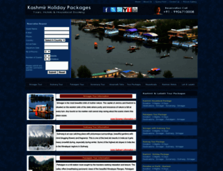 kashmirholidaypackages.com screenshot