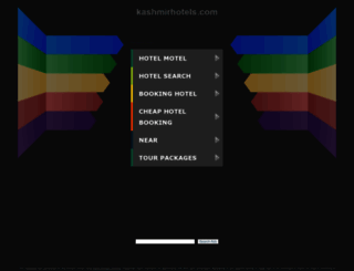 kashmirhotels.com screenshot