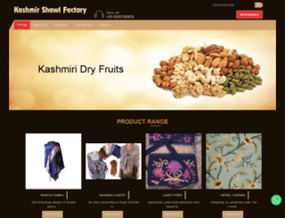 kashmirshawlfactory.com screenshot