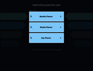 kashmirtourplanner.com screenshot