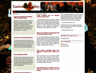 kashmirvalley.info screenshot