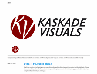 kaskadevisuals.wordpress.com screenshot