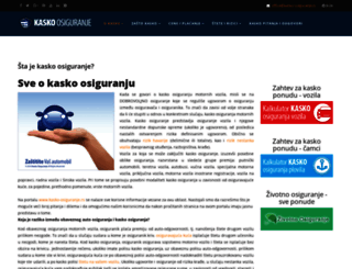 kasko-osiguranje.co.rs screenshot