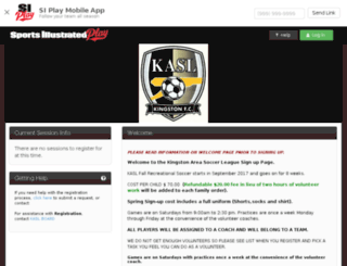 kaslsoccer.sportssignupapp.com screenshot