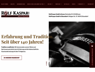 kaspar-spirituosen.de screenshot