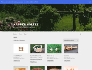 kasperholtze.com screenshot