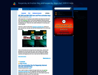 kaspersky-activation-key.blogspot.com screenshot