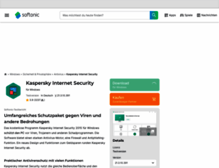 kaspersky-internet-security.softonic.de screenshot