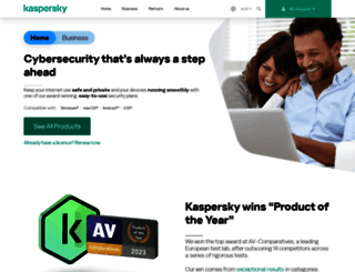 kaspersky.com.au screenshot