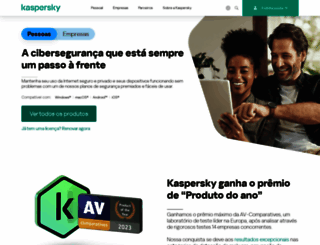 kaspersky.com.br screenshot