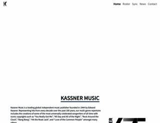 kassnermusic.com screenshot