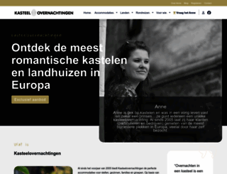 kasteelovernachtingen.nl screenshot